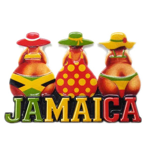 Jamaica Fridge Magnet 3D Resin