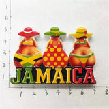 Jamaica Fridge Magnet 3D Resin