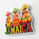 Jamaica Fridge Magnet 3D Resin