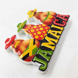 Jamaica Fridge Magnet 3D Resin