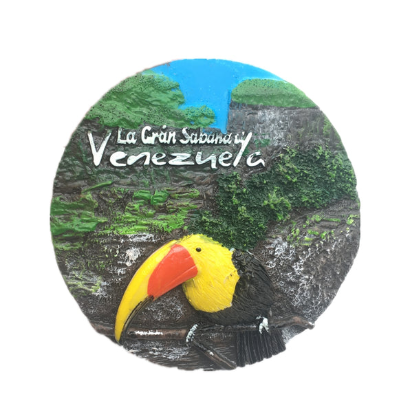 Largirostrornis Venezuela Fridge Magnet 3D Resin