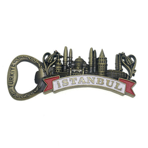 Istanbul Turkey Fridge Magnet Bottle Opener Metal Craft