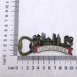 Istanbul Turkey Fridge Magnet Bottle Opener Metal Craft