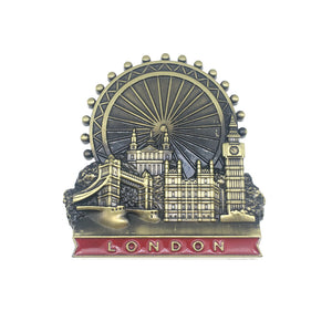 London England UK Fridge Magnet Metal Craft