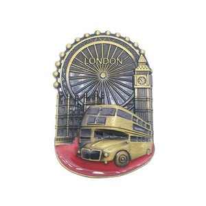 London England UK Fridge Magnet Metal Craft