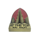 Burj Khalifa Tower Dubai UAE Fridge Magnet Metal Craft