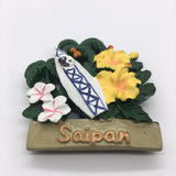 Saipan USA America Fridge Magnet 3D Resin