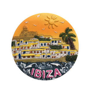 Ibiza Spain Fridge Magnet 3D Resin