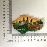 Prague Czech Fridge Magnet 3D Resin