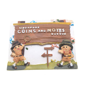 Coin Museum Singapore Fridge Magnet 3D Resin