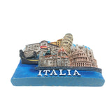 Florence Venice Pisa Rome Italy Fridge Magnet 3D Resin