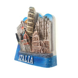 Florence Venice Pisa Rome Italy Fridge Magnet 3D Resin