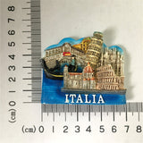 Florence Venice Pisa Rome Italy Fridge Magnet 3D Resin