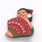 Granada Spain Fridge Magnet 3D Resin