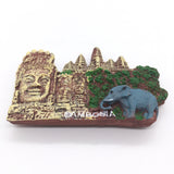 Angkor Wat Cambodia Fridge Magnet 3D Resin