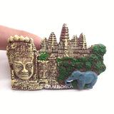 Angkor Wat Cambodia Fridge Magnet 3D Resin