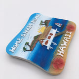 Hawaii USA America Fridge Magnet 3D Resin