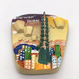 Taipei Taiwan China Fridge Magnet 3D Resin