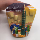 Taipei Taiwan China Fridge Magnet 3D Resin