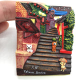 Jiufen Taiwan China Fridge Magnet 3D Resin