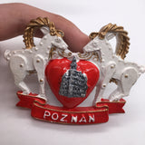 Poznan Poland Fridge Magnet 3D Resin