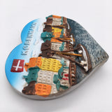 Copenhagen Denmark Fridge Magnet 3D Resin