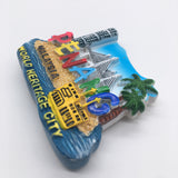 Penang Malaysia Fridge Magnet 3D Resin