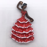 Barcelona Dancing Girl Spain Fridge Magnet 3D Resin