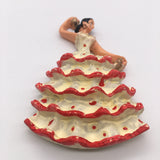 Barcelona Dancing Girl Spain Fridge Magnet 3D Resin