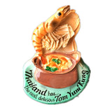 Tom Yum Goong Thailand Fridge Magnet 3D Resin