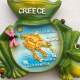 Crete Frog Greece Fridge Magnet 3D Resin