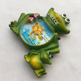 Crete Frog Greece Fridge Magnet 3D Resin