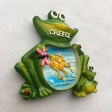 Crete Frog Greece Fridge Magnet 3D Resin