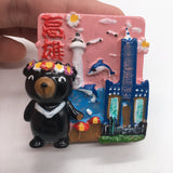 Kaohsiung Taiwan China Fridge Magnet 3D Resin