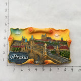 Charles Bridge Prague Czech Fridge Magnet 3D Resin