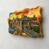 Charles Bridge Prague Czech Fridge Magnet 3D Resin