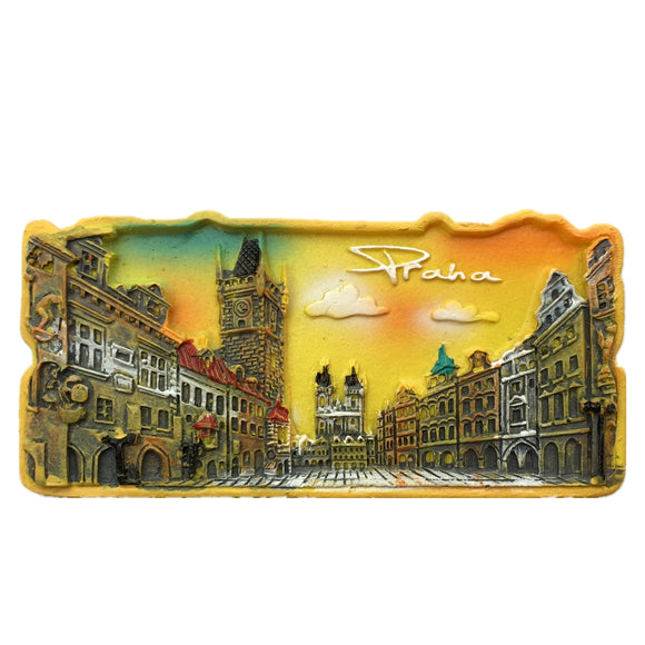 Prague Czech Fridge Magnet 3D Resin