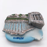 Acropolis Athens Greece Fridge Magnet 3D Resin