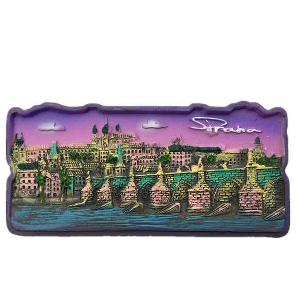 Prague Czech Fridge Magnet 3D Resin