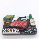 Sushi Food South Korea Fridge Magnet 3D Resin