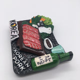 Sushi Food South Korea Fridge Magnet 3D Resin