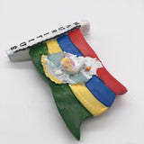 Flag Mauritius Fridge Magnet 3D Resin