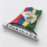 Flag Mauritius Fridge Magnet 3D Resin