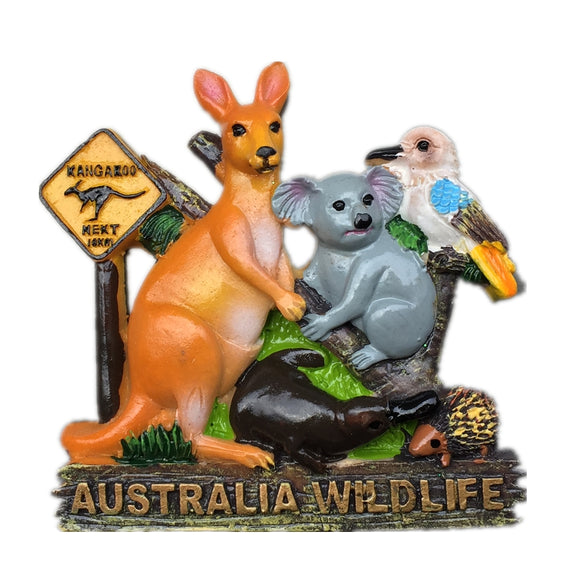 Wildlife Australia Fridge Magnet 3D Resin