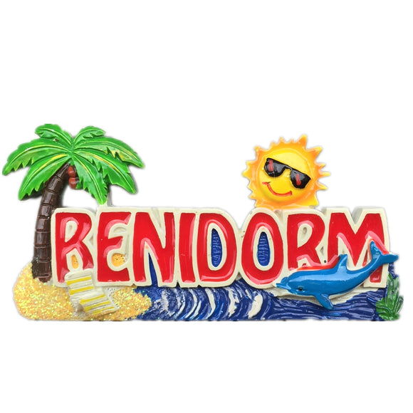 Benidorm Spain Fridge Magnet 3D Resin