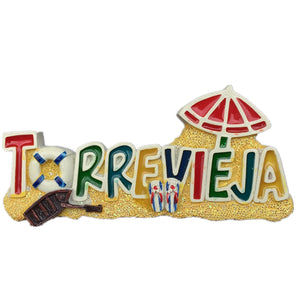 Torrevieja Spain Fridge Magnet 3D Resin