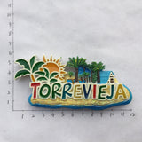 Torrevieja Spain Fridge Magnet 3D Resin