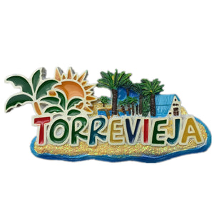 Torrevieja Spain Fridge Magnet 3D Resin