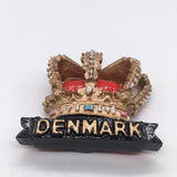 Crown Denmark Fridge Magnet 3D Resin