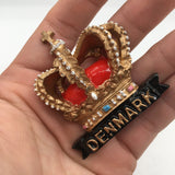 Crown Denmark Fridge Magnet 3D Resin